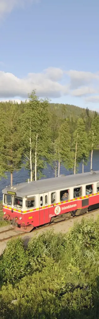 Mit dem Zug mitten durch Schweden